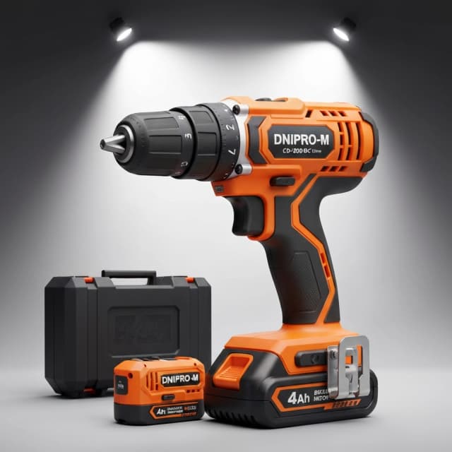 Акумуляторний дриль-шуруповерт Dnipro-M CD-200 BC Ultra