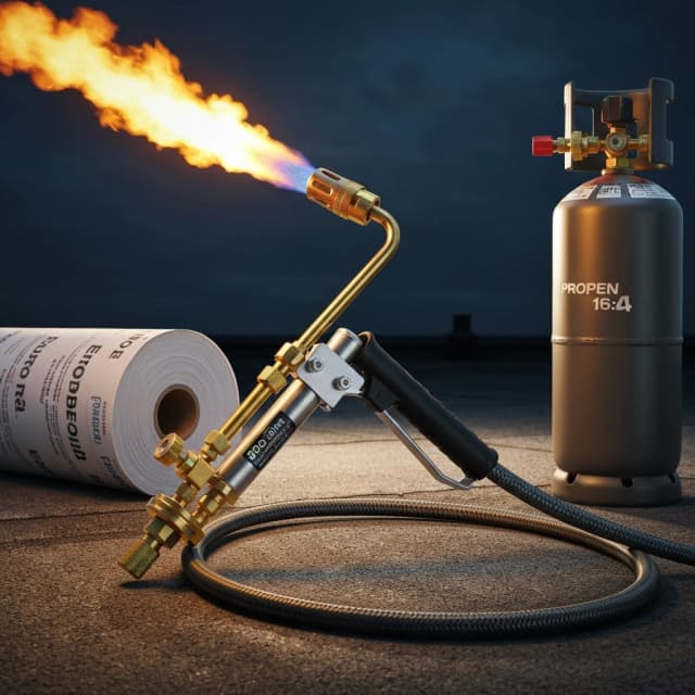 Газовий пальник покрівельний з шлангом